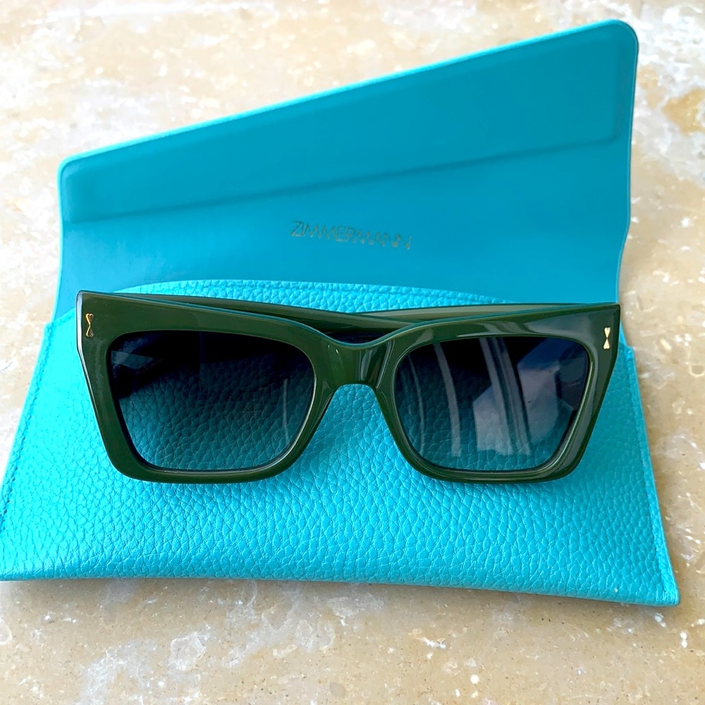 Dark green 2021 Season ZIMMERMANN sunglasses